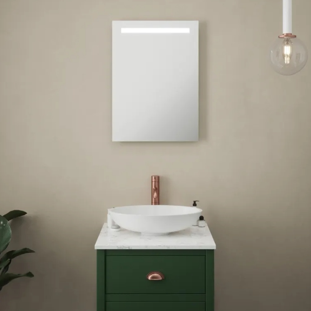 Florence 500mm Battery Operated LED Mirror | Sanctuary Bathrooms